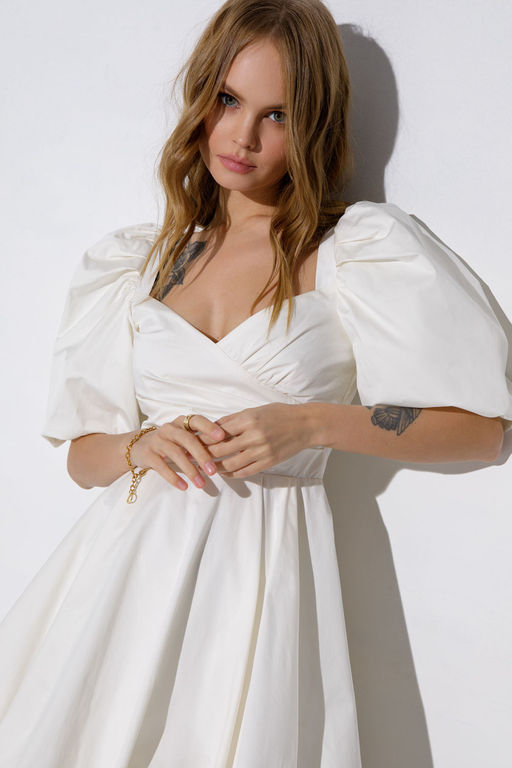 Платье Pirs 3858 молочный  фото 5