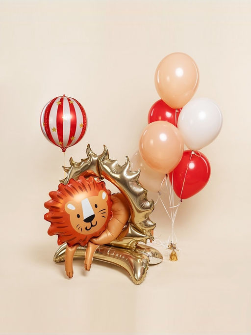 Воздушный шар фольгированный 3D 44" «Цирк. Лев», только под воздух