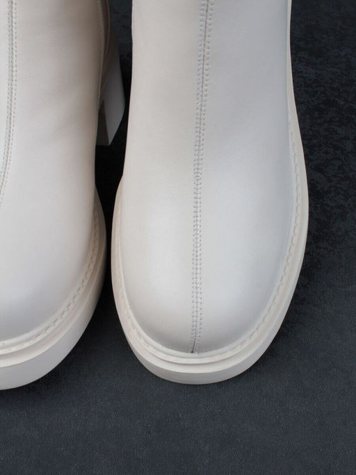 04-M3-L807 BEIGE Ботинки зимние женские (натуральная кожа, натуральный мех)