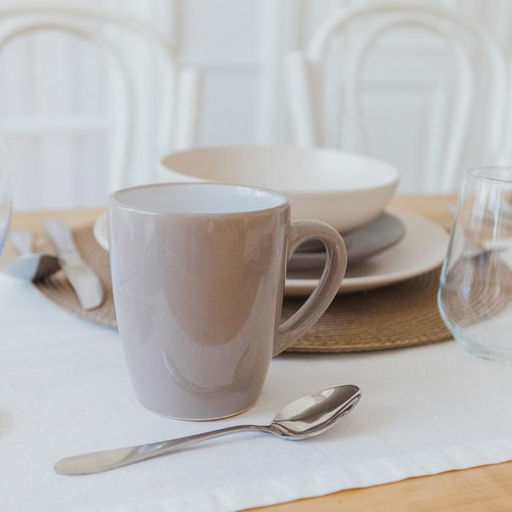 Цена за 2 шт. Кружка Доляна «Дымка», 360 мл, керамика, цвет коричневый