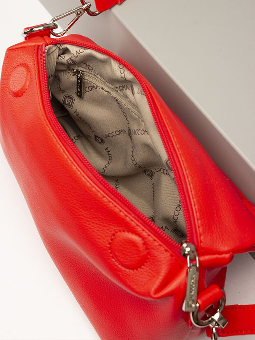 LACCOMA сумка Королина-Л815-алый эко кожа хлопок