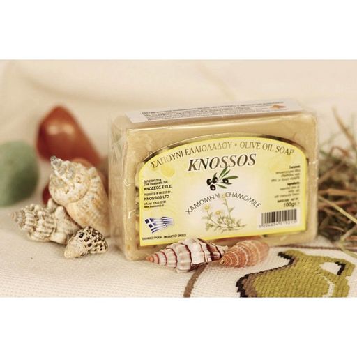 Натуральное оливковое мыло РОМАШКА Knossos, 100г