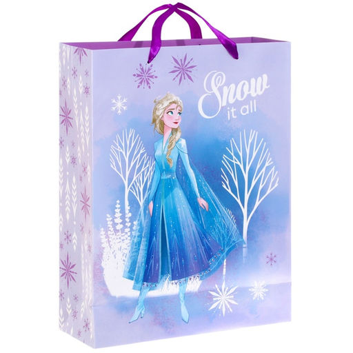 Пакет подарочный «С Новым годом!», 31×40х11 см, упаковка, Холодное сердце