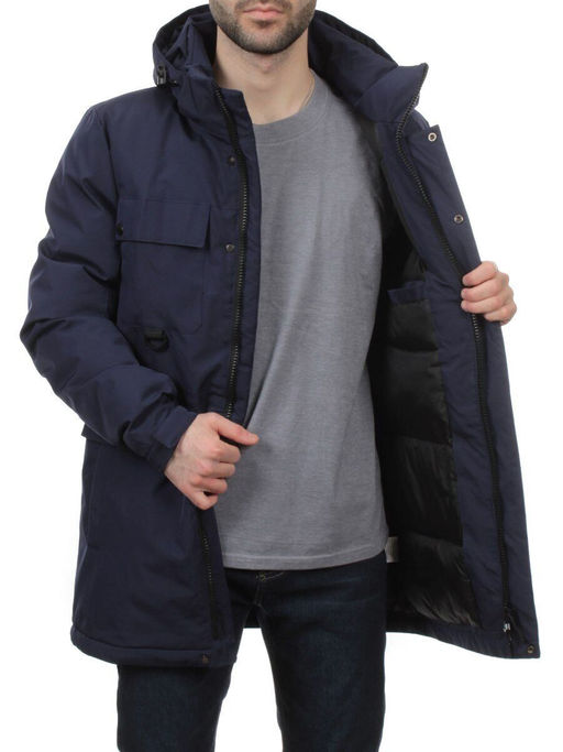 2185 DK. BLUE Куртка мужская зимняя облегченная (130 гр. холлофайбер)