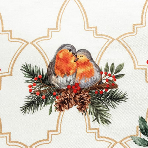 Скатерть новогодняя Этель Winter robin 144?220 см, 100% хлопок, саржа 190 г/м?