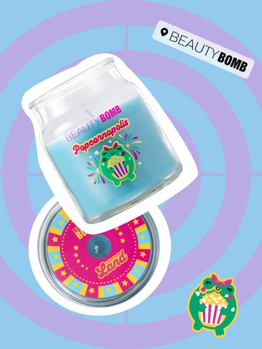 Лимитка Beauty Bomb аромасвеча Popcornopolis