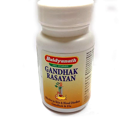 Гандхак Расаяна Байдианат - для очищения крови Gandhak Rasayan Baidyanath 40 табл