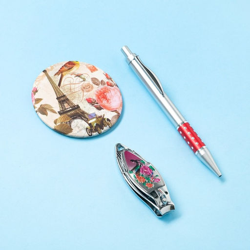 Набор подарочный 3в1 (ручка, зеркало, кусачки) - Simaland фото 9