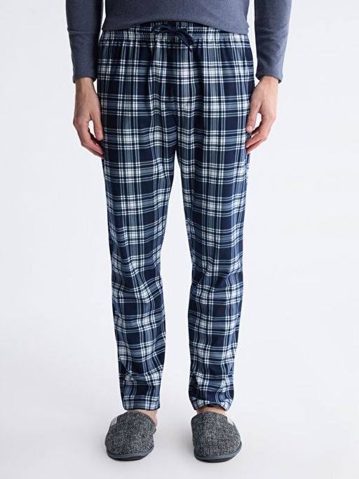 Standart Kal?p Ekose Erkek Pijama Alt