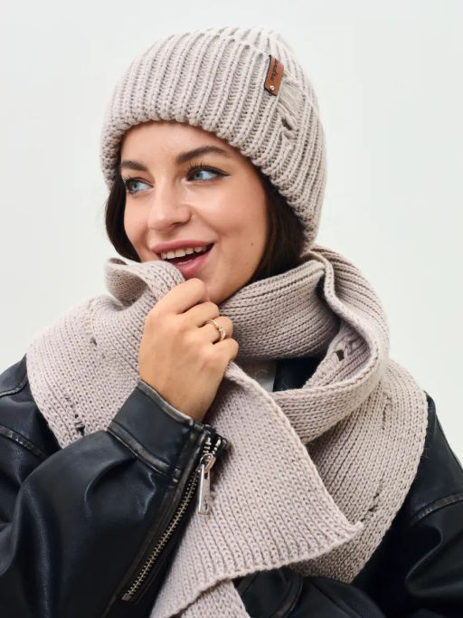 Аванна Комплект шапка, шарф