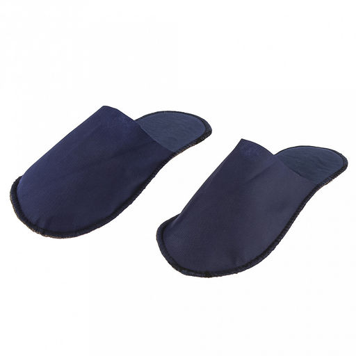 Тапочки одноразовые "Standart" 37-42рр, спанбонд, подошва - пенополиэтилен, s5мм, 60мкм, с закрытым мысом, легкие, синий, индивидуальная упаковка, в упаковке 25пар, ТУ 13.92.29-016-33186646-2020, "SMZ" (Россия)