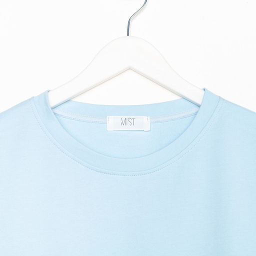 Костюм женский (толстовка, шорты) MIST, размер 48-50, голубой