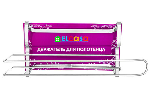 Держатель для полотенца 33*12,5*14,5 см Серебристый - Elan gallery фото 16