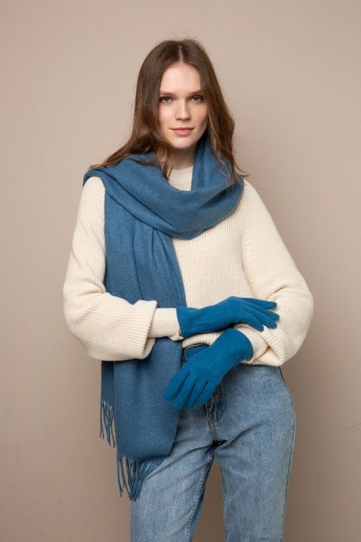 Перчатки из шерсти и полиэстера