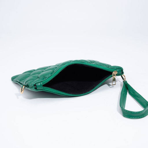 Сумка-клатч на молнии, цвет зелёный - Simaland фото 6