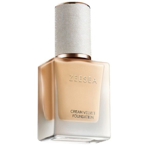 ZEESEA Тональная основа Cream Velvet Liquid Foundation тон 02 Natural / натуральный, 20 г  фото 2
