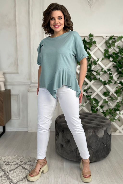 Блуза Rumoda 2122 мята  фото 3