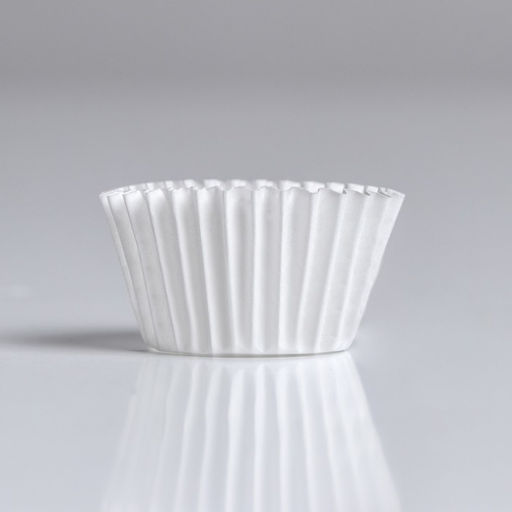 Цена за 100 шт. Форма для выпечки кексов бумажная UPAK LAND, 3×2.5 см, одноразовая, белая