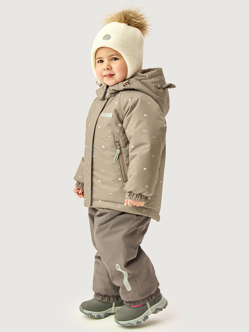 Костюм 7з0426 капучино/кофе