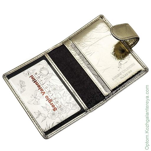 Женская кожаная визитница Sergio Valentini СВ 8139-010 фото 3