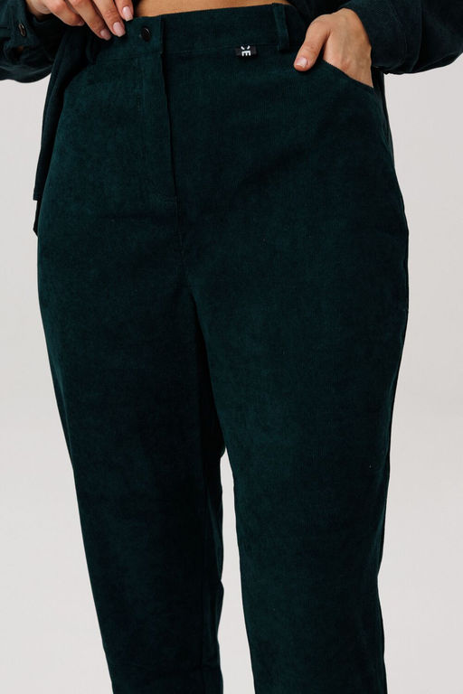 Брюки ANELLI 1747 зеленый корд