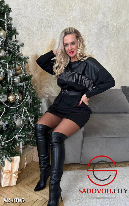 Платье женское из трикотажа