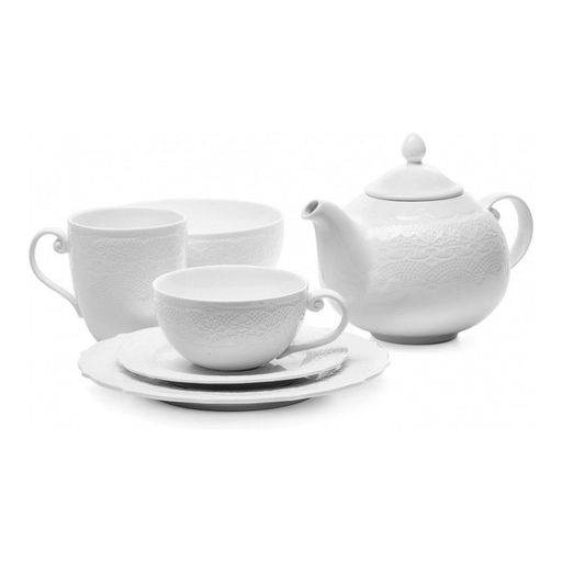 Чайная пара Walmer Emily, 0.25 л, цвет белый  фото 5