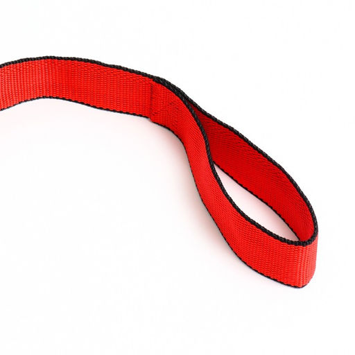 Поводок 2 м х 4 см, красно-чёрный - Пижон фото 3