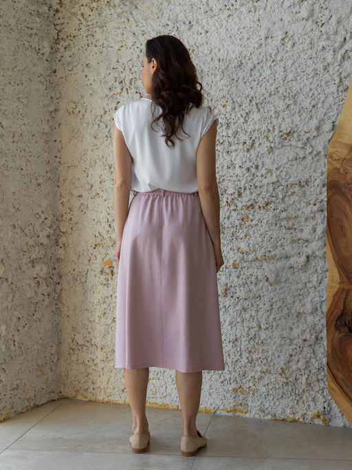 юбка ЛЕН с ВИСКОЗОЙ - Трика фото 5