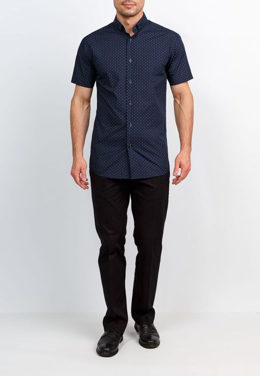 Сорочка мужская короткий рукав GREG 243/109/1286/Z/b/1  фото 8