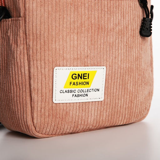 Сумка молодёжная на молнии, цвет розовый - Simaland фото 4