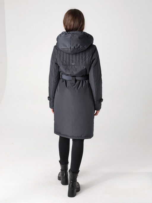 24332 Полупальто дем. графитовый - Dizzyway фото 4