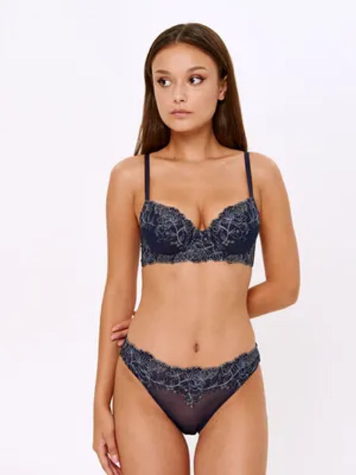 Бюстгальтер Hinda темно-синий
