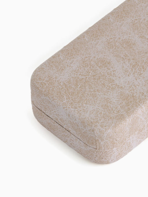 Футляр для очков на хлопушке, размер 16×6.5×3 см, молочный