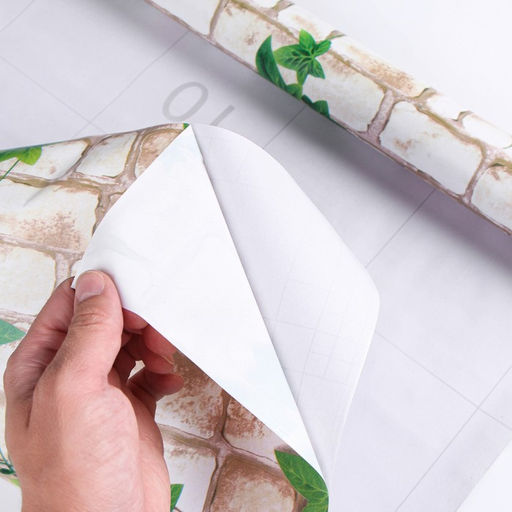 Пленка самоклеящаяся TAKE IT EASY «Кирпич с вьюнком», рулон, 0.45×10 м