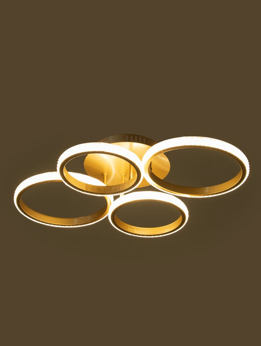 Люстра потолочная LED «Аурум», 48 Вт, 62×46×12.5 см, 3000-6500К