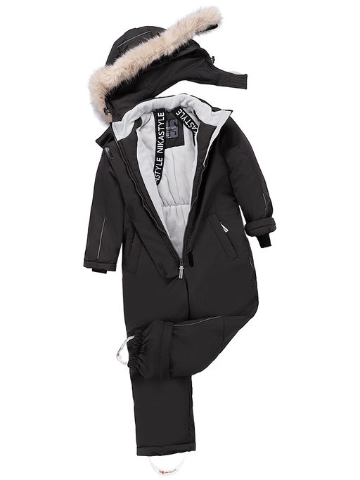 Комбинезон 8з6424 черный шоколад - Nikastyle фото 8