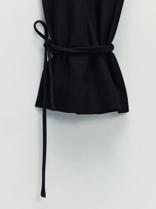 Прямые брюки с завязками по низу / Zarina  фото 4