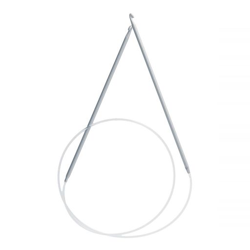 Для вязания Gamma SH2 крючки для вязания циркулярные алюминий d 3.5 мм 80 см в чехле фото 5