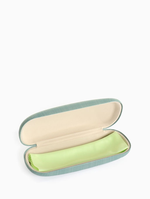 Футляр для очков на хлопушке, размер 16×6×3 см, зелёный