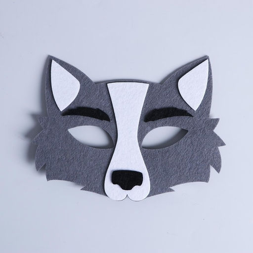 Маска карнавальная Волчонок, фетр - Страна карнавалия фото 2