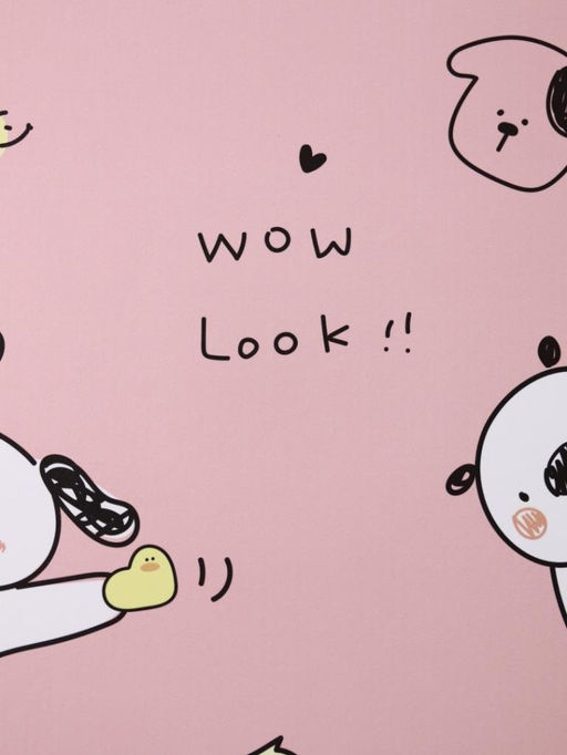 Зеркало "Wow look", pink
