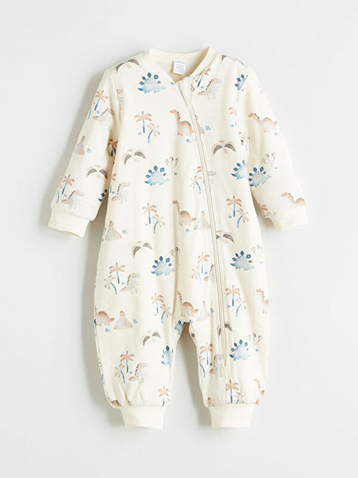 1 Tog Bask?l? Erkek Bebek Uyku Tulumu