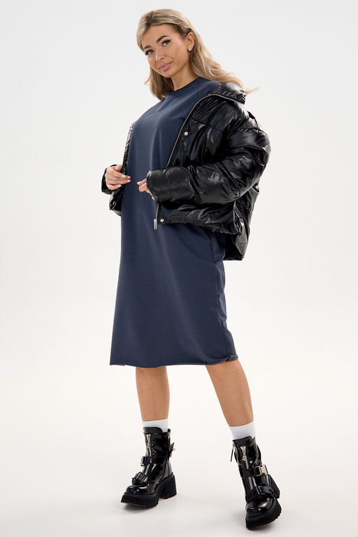 Платье футер-реглан