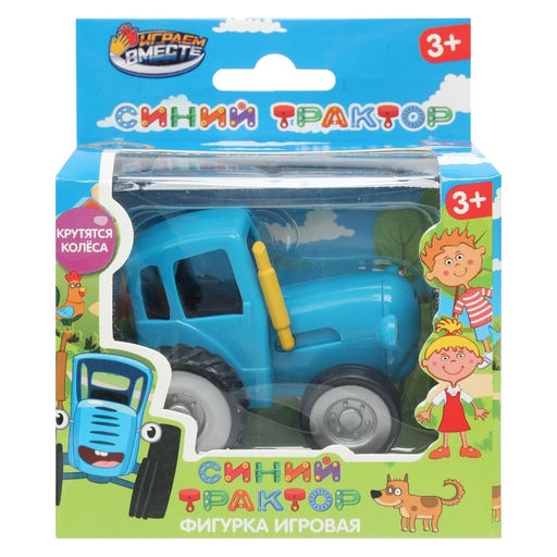Синий Трактор, 6см (PF-BLUETRACTOR-RU-WOD, 383446) в коробке