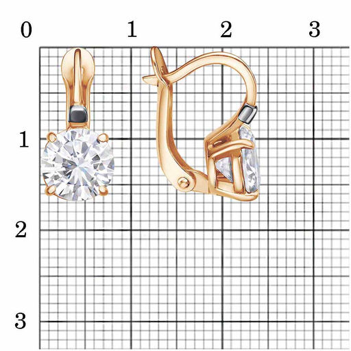 СЕРЬГИ 33814953Д - Красная пресня фото 2
