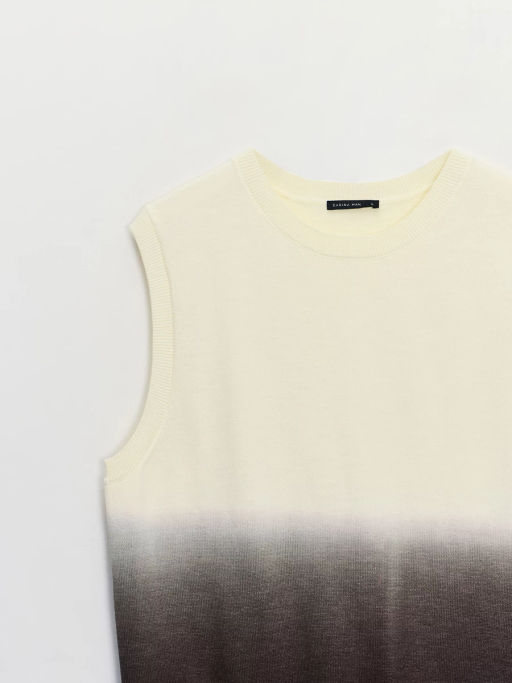 Джемпер без рукавов с добавлением льна ZR2605043308-27 / Zarina