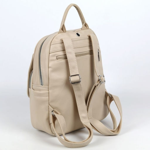 Женский рюкзак из эко кожи Z166-5 Светлый Хаки - Cidirro фото 3