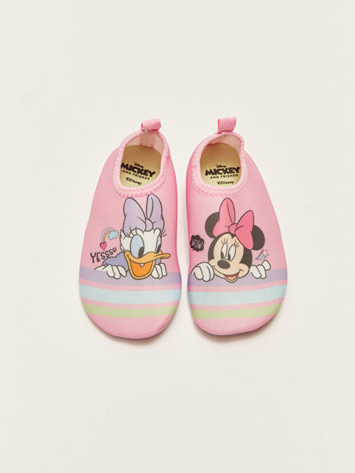 Minnie Mouse Lisansl? Bask?l? K?z ?ocuk Deniz Ayakkab?s? - Waikiki фото 3