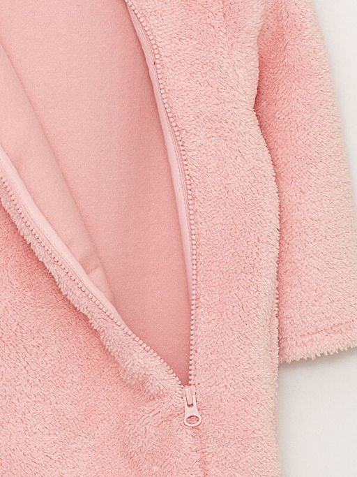 Kap??onlu Uzun Kollu Pel?? K?z Bebek Tulum - Waikiki фото 2